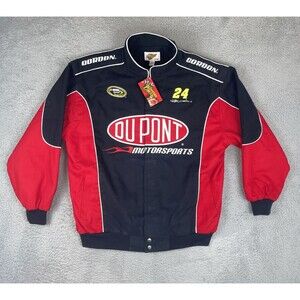 VTG Winner Circle Racing Jacket NASCAR Jeff Gordon #24 Dupont XL Red Black NWT
